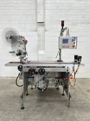 Harland Top Label Applicator with 1.5 Metre Through Convey