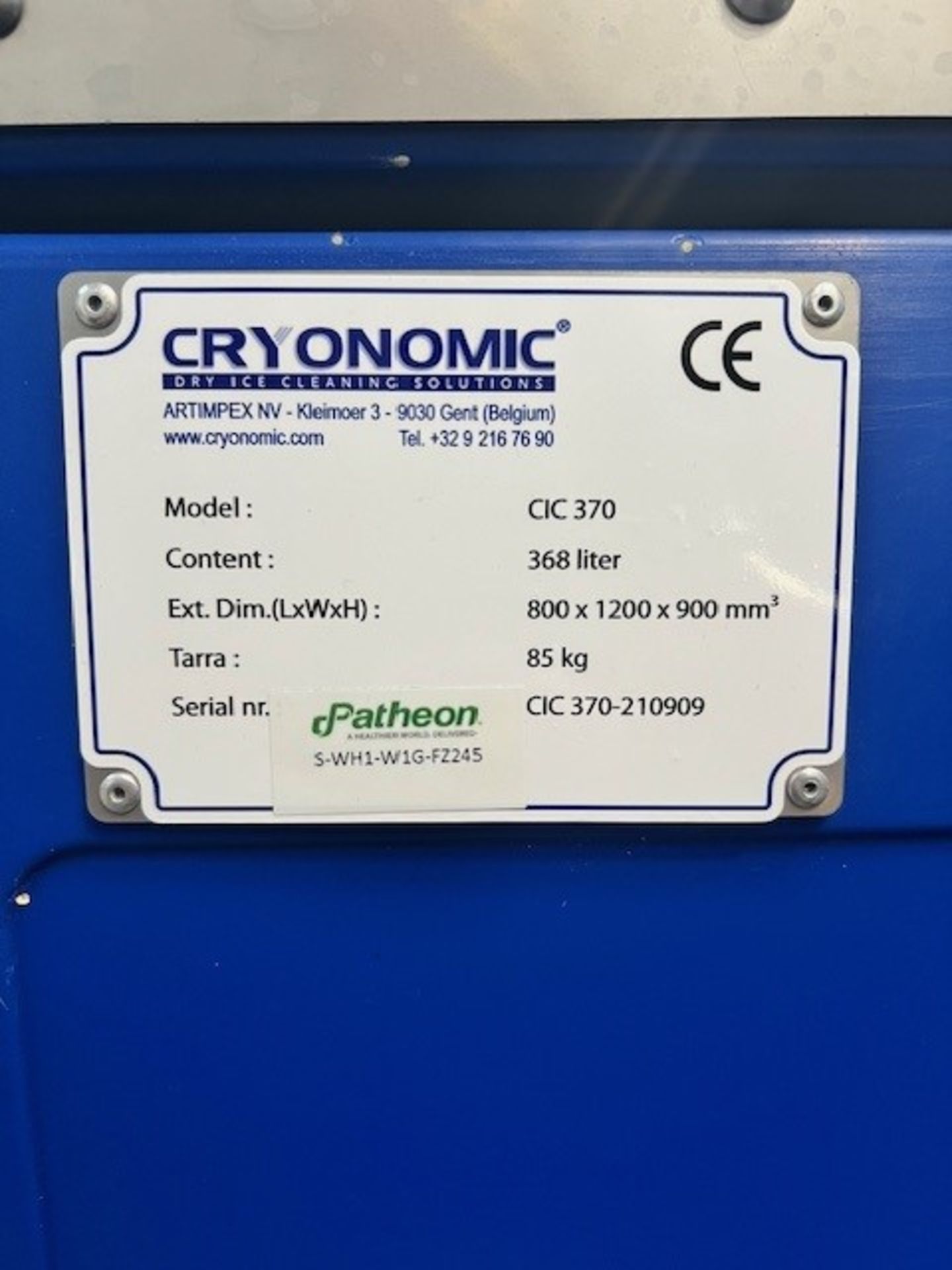 Cyyonomic Dry Ice Cart for cleaning solutions - Image 5 of 5