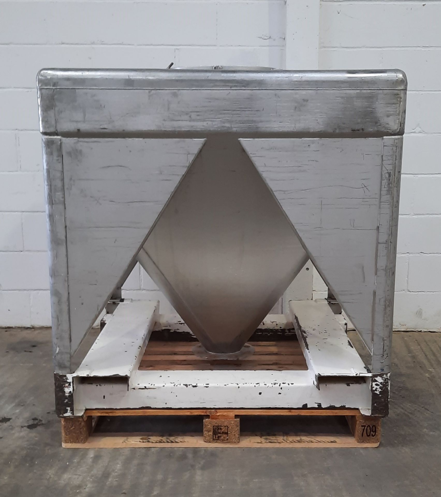 Conical Metal Storage Vessel