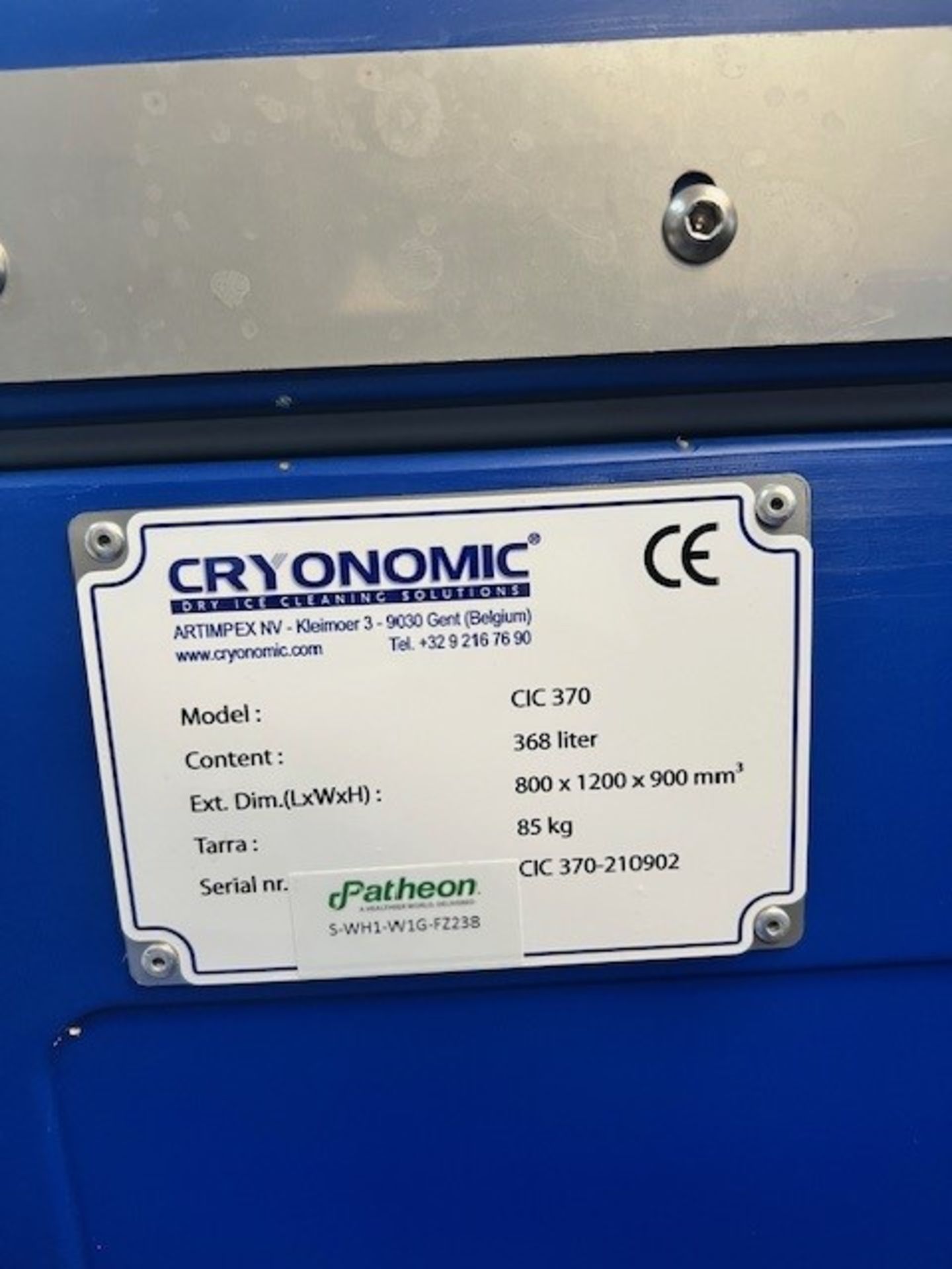 Cyyonomic Dry Ice Cart for cleaning solutions - Image 5 of 5
