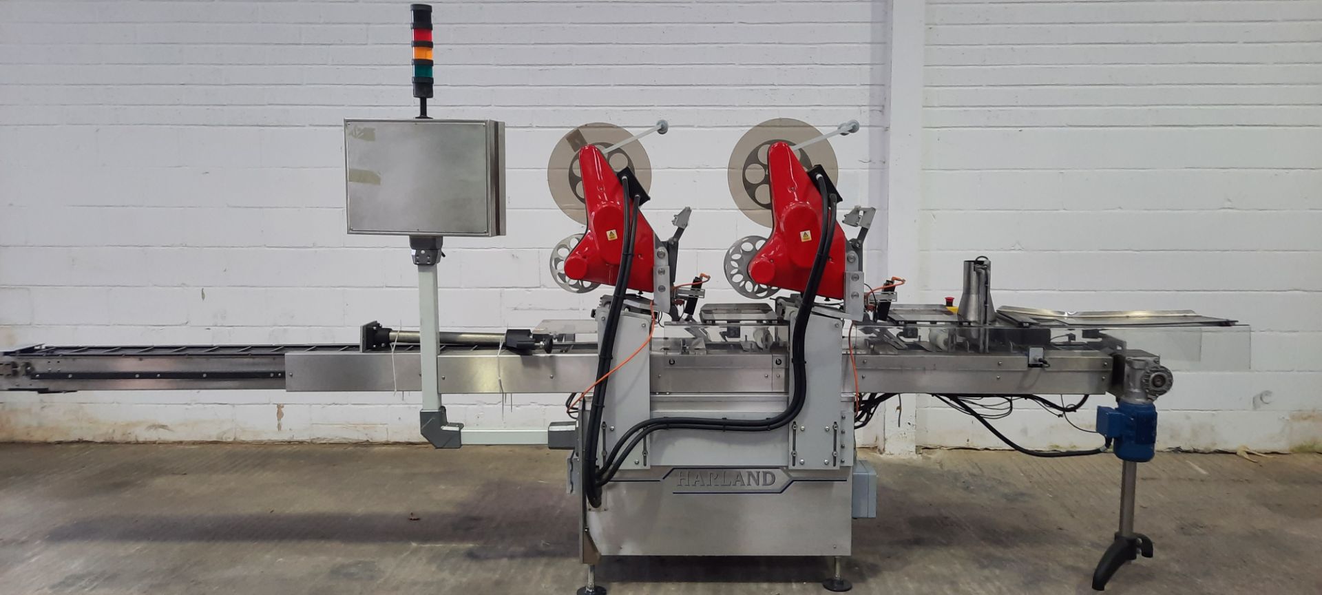 Harland Labeller MK 5 Sirius Automatic 2-Head Top Label Applicator