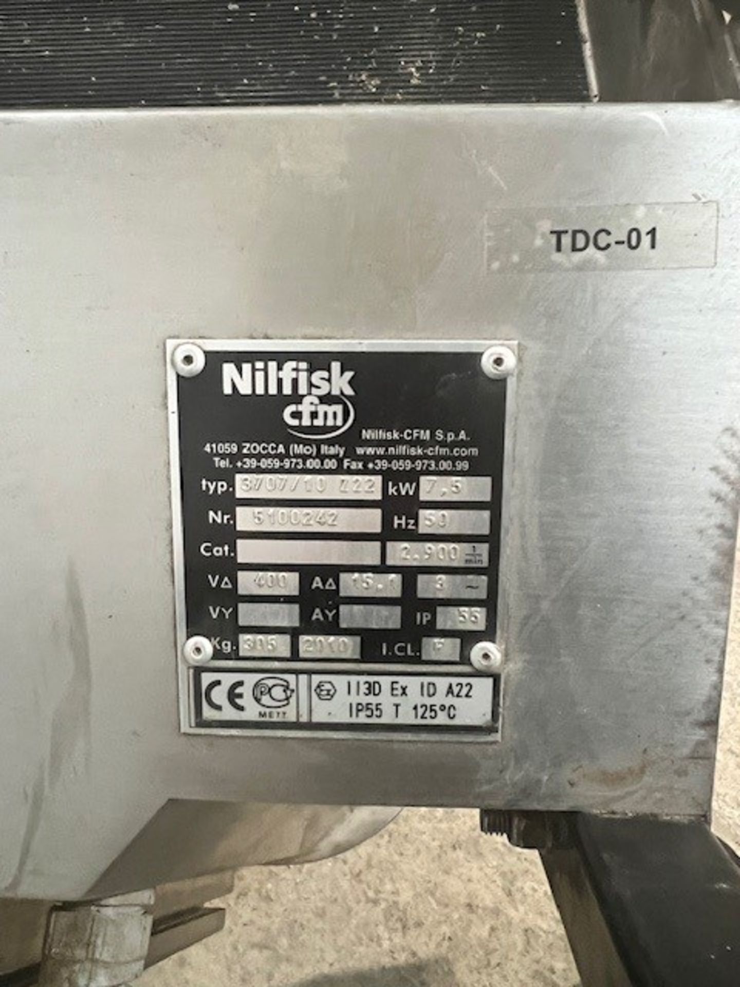 Nilfisk Pharma 3707/10 vacuum - Image 12 of 15