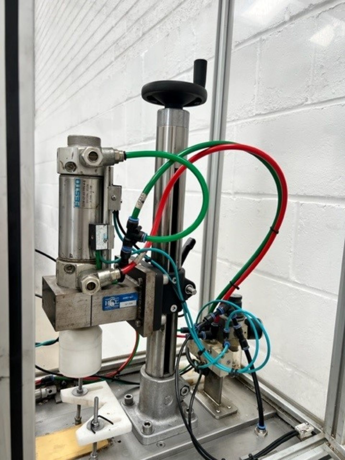 Semi Automatic Single Head Aerosol Capper w Stand - Image 4 of 8