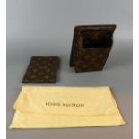 LOUIS VUITTON Monogram Canvas Notizbuch Cover und Zettelbox,