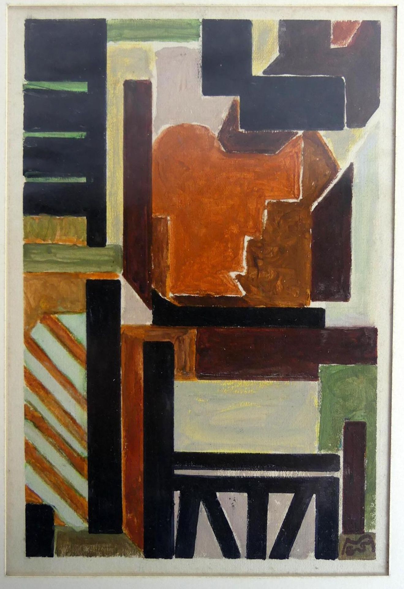 ESTER ŠIMEROVÁ-MARTINČEKOVÁ (1909-2005), "Konstruktive Komposition", - Bild 2 aus 2