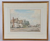 FREDERICK WILLIAM BALDWIN (BRITISH, 1899-1984) "LAXFIELD, SUFFOLK". (d)