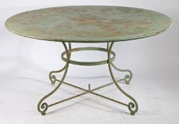 A 19TH CENTURY FRENCH GARDEN TABLE.