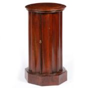 A VICTORIAN MAHOGANY POT CUPBOARD.