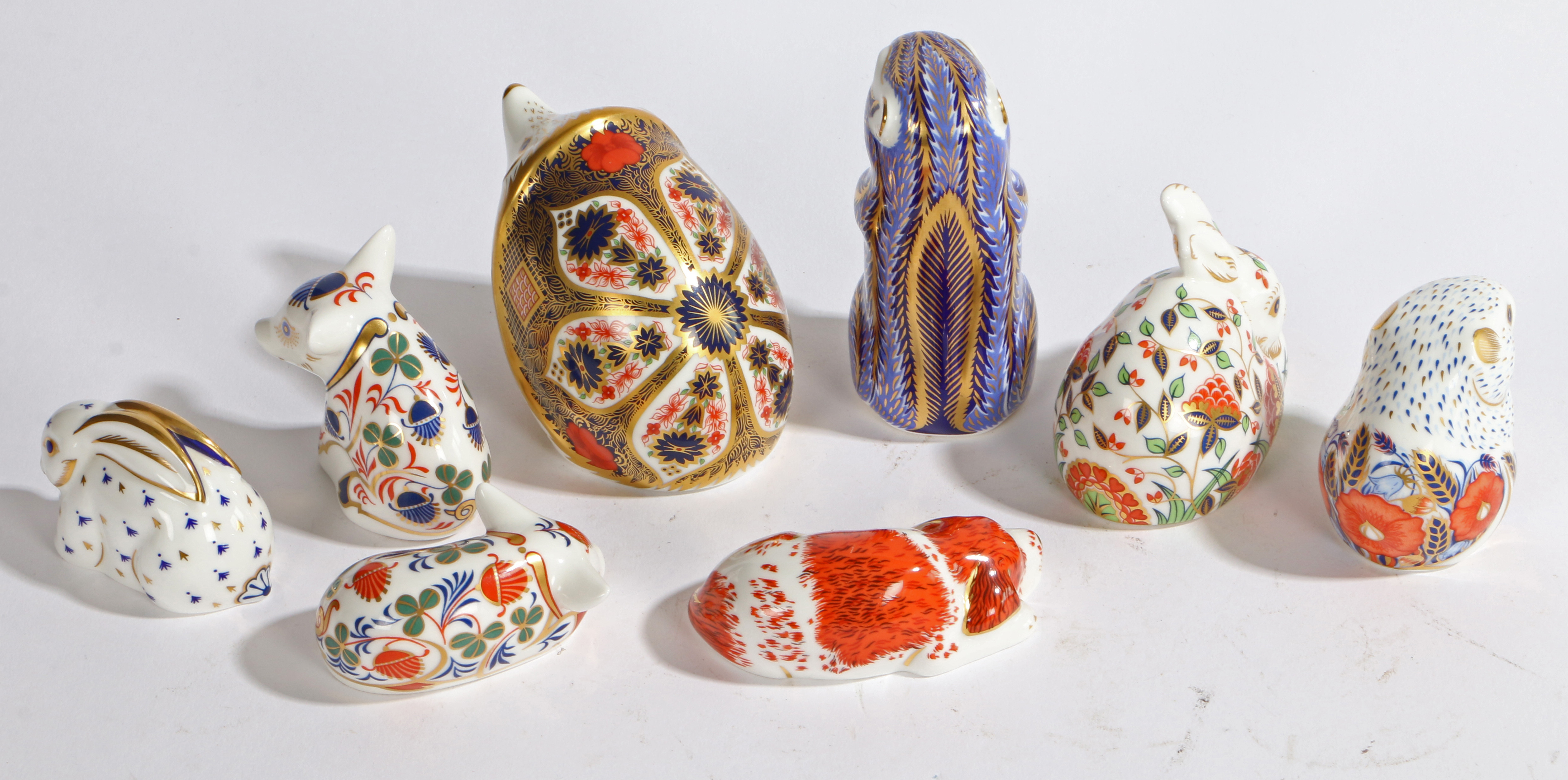A GROUP OF EIGHT ROYAL CROWN DERBY PAPERWEIGHTS. - Image 2 of 3