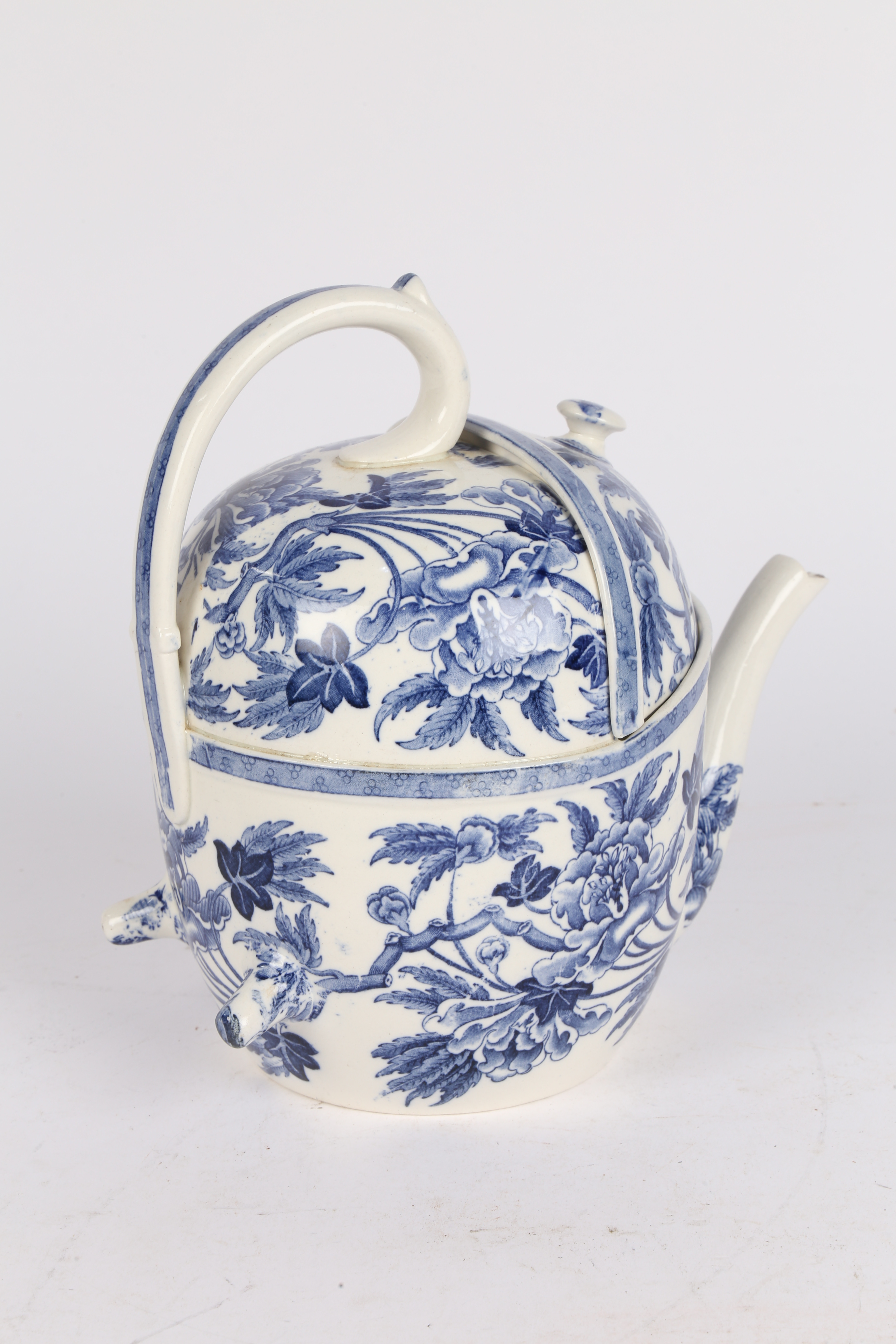 AN UNUSUAL SYP TEAPOT. - Image 6 of 10