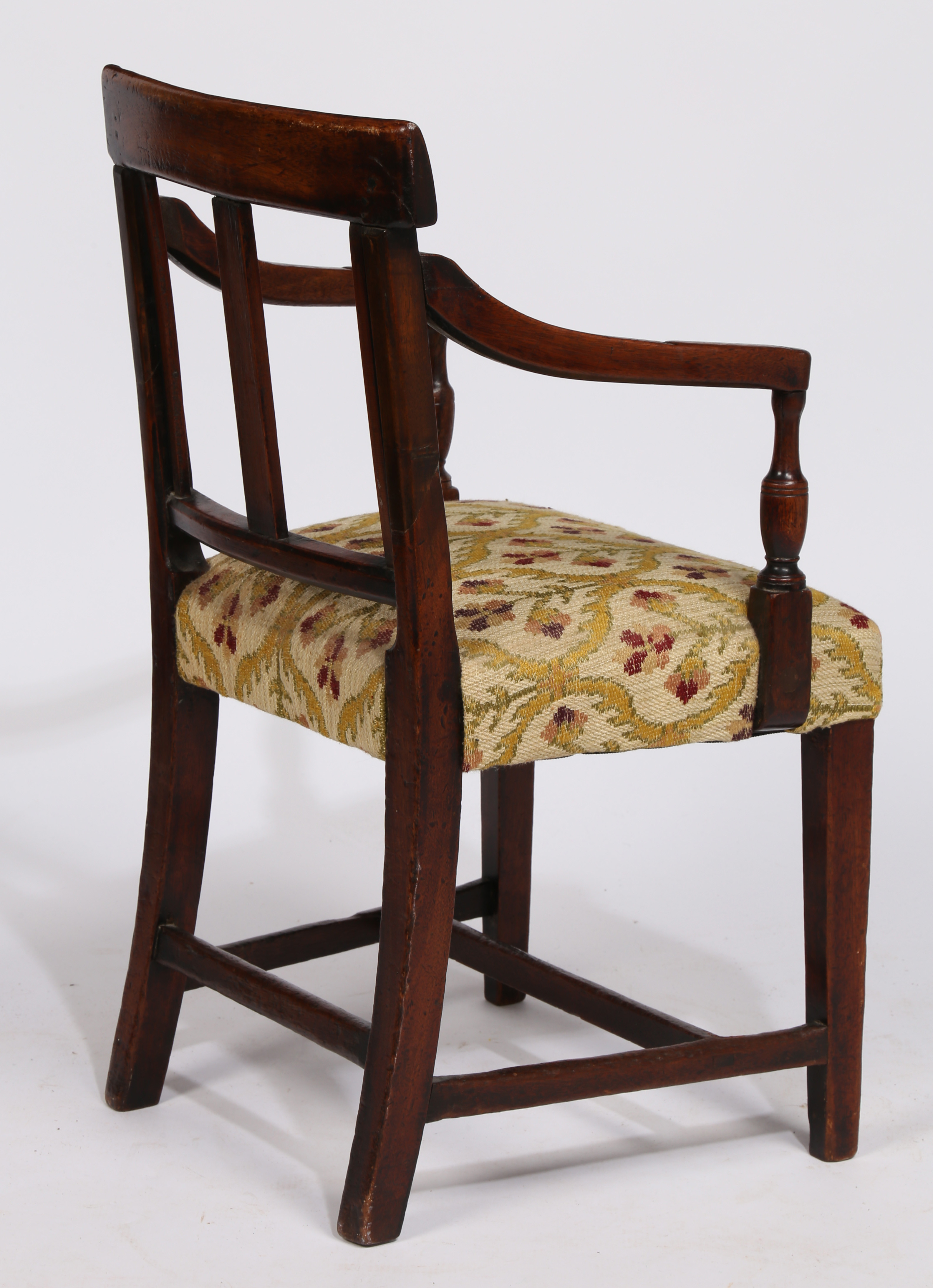 A REGENCY MAHOGANY CHILDS ARMCHAIR. - Image 5 of 6