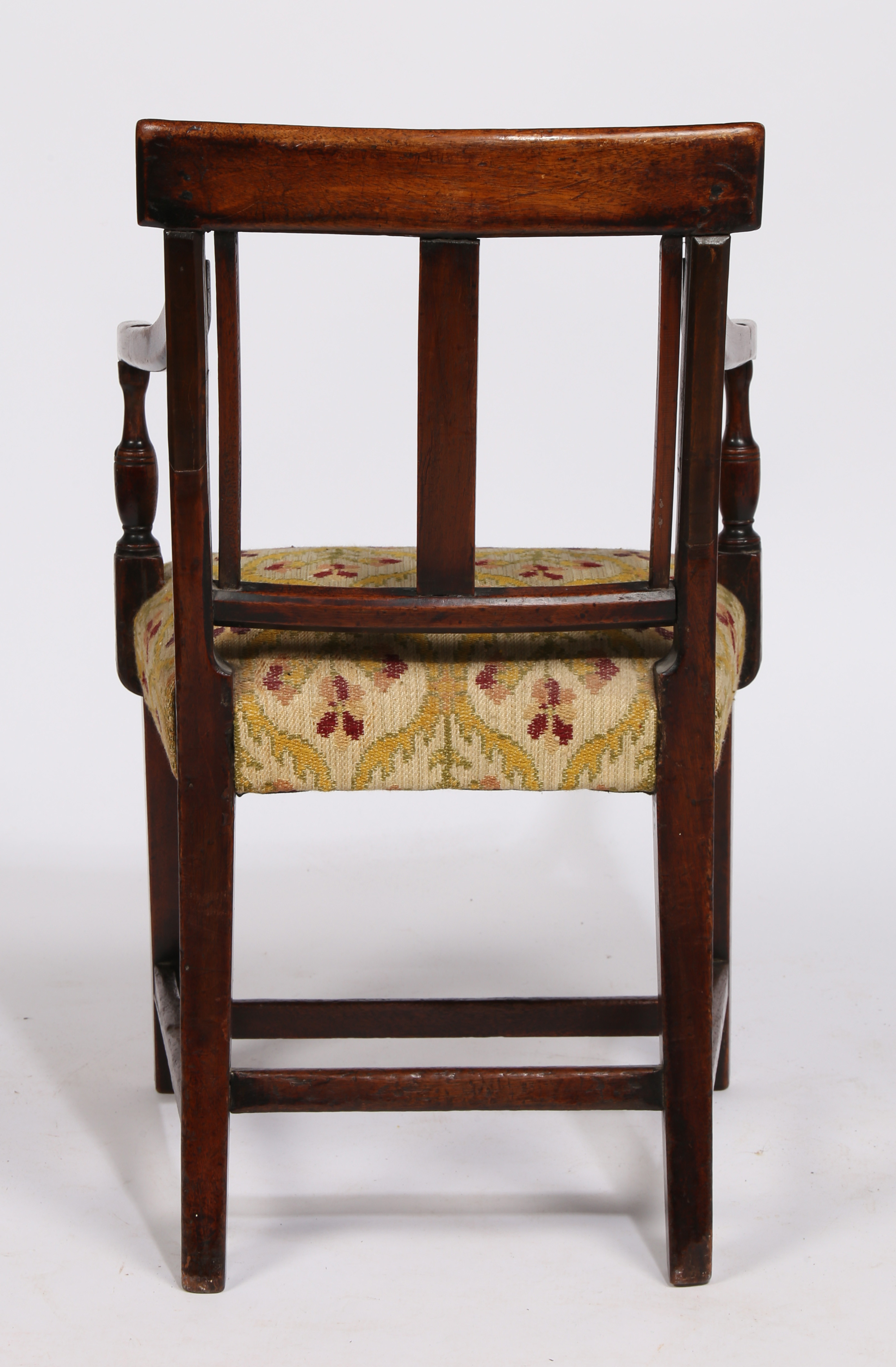 A REGENCY MAHOGANY CHILDS ARMCHAIR. - Image 4 of 6
