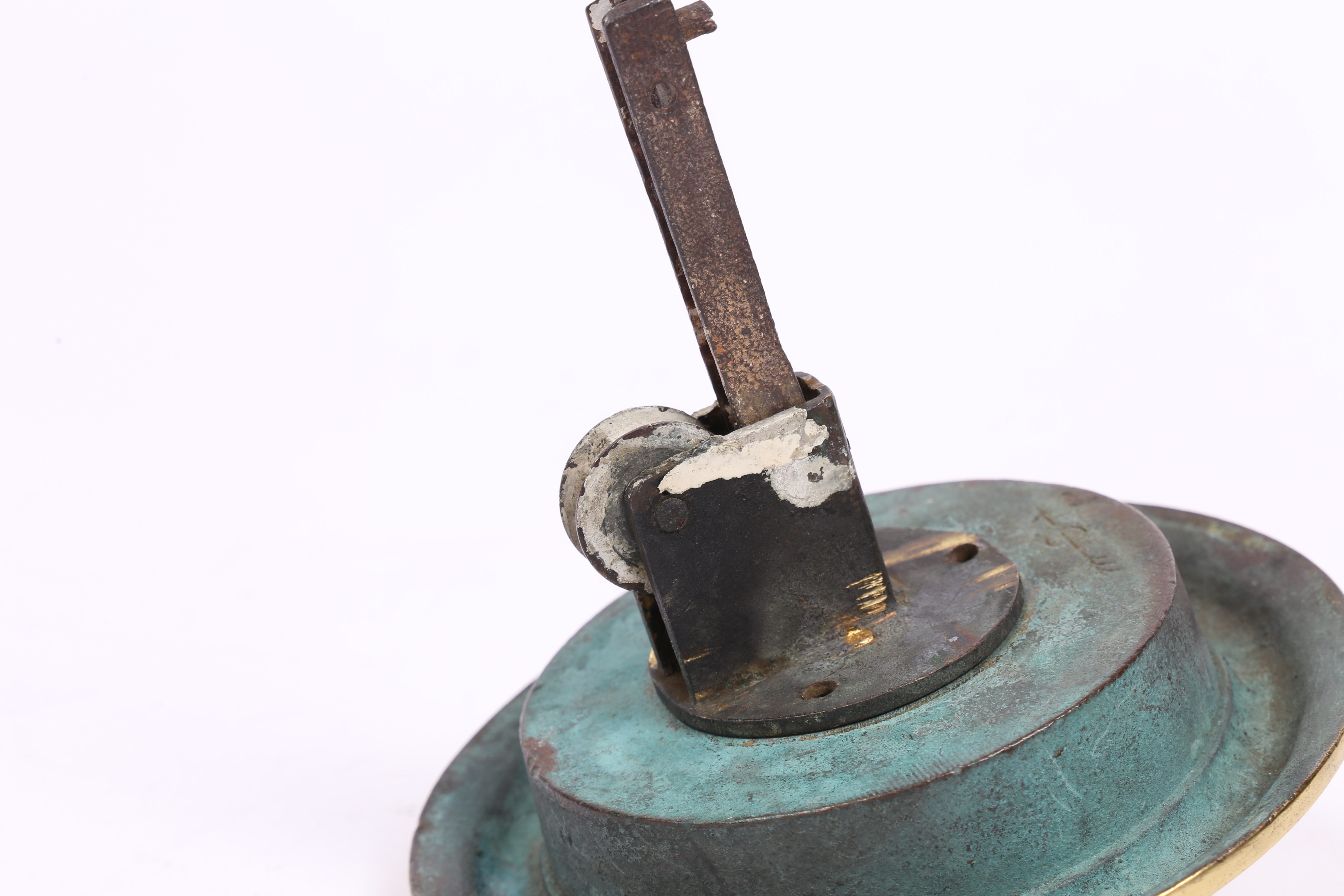 A LARGE 19TH CENTURY CIRCULAR BELL PULL. - Image 3 of 5