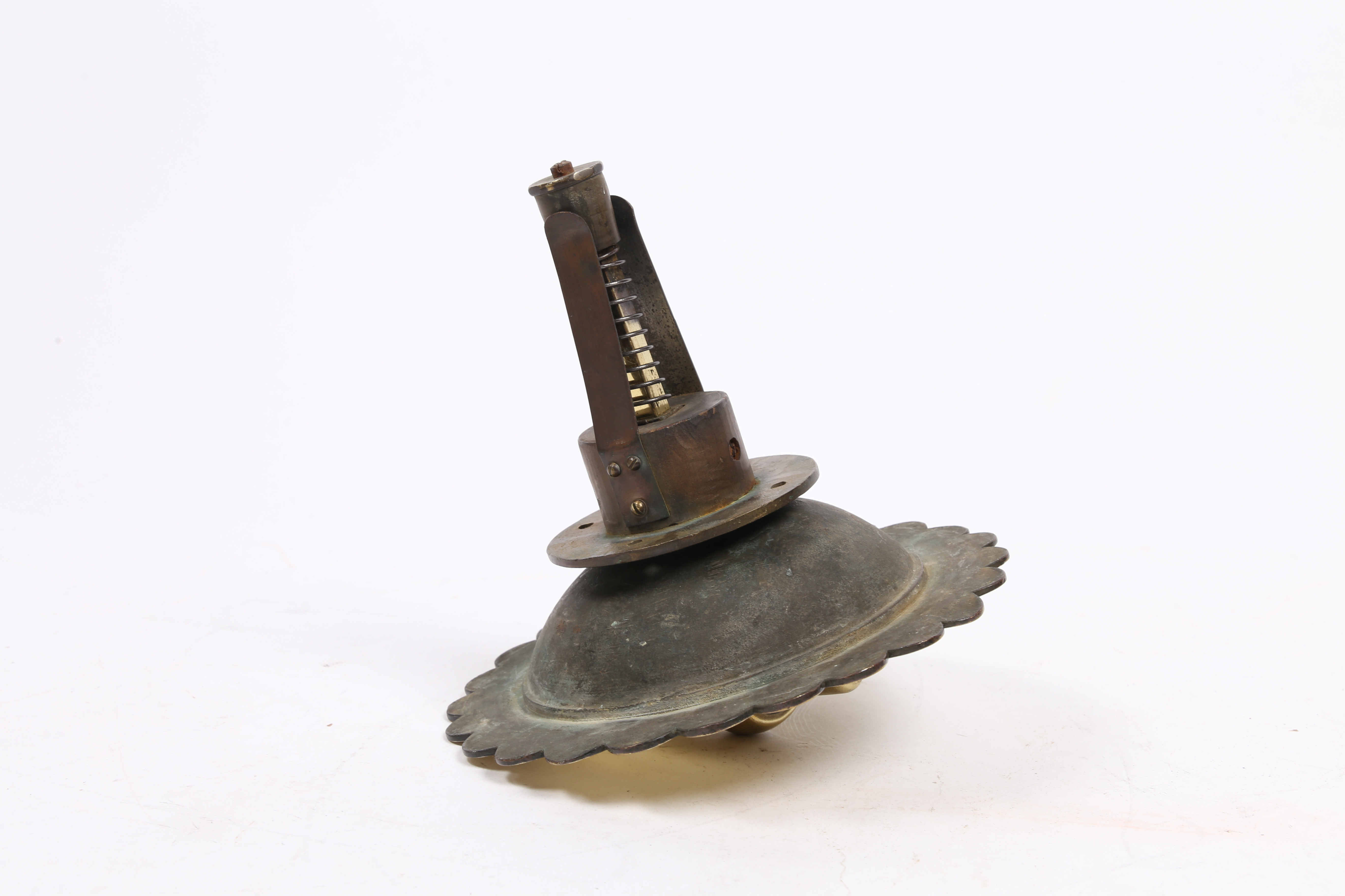 A LARGE LATE 19TH/ EARLY 20TH CENTURY ELECTRIC BELL PULL. - Image 3 of 5