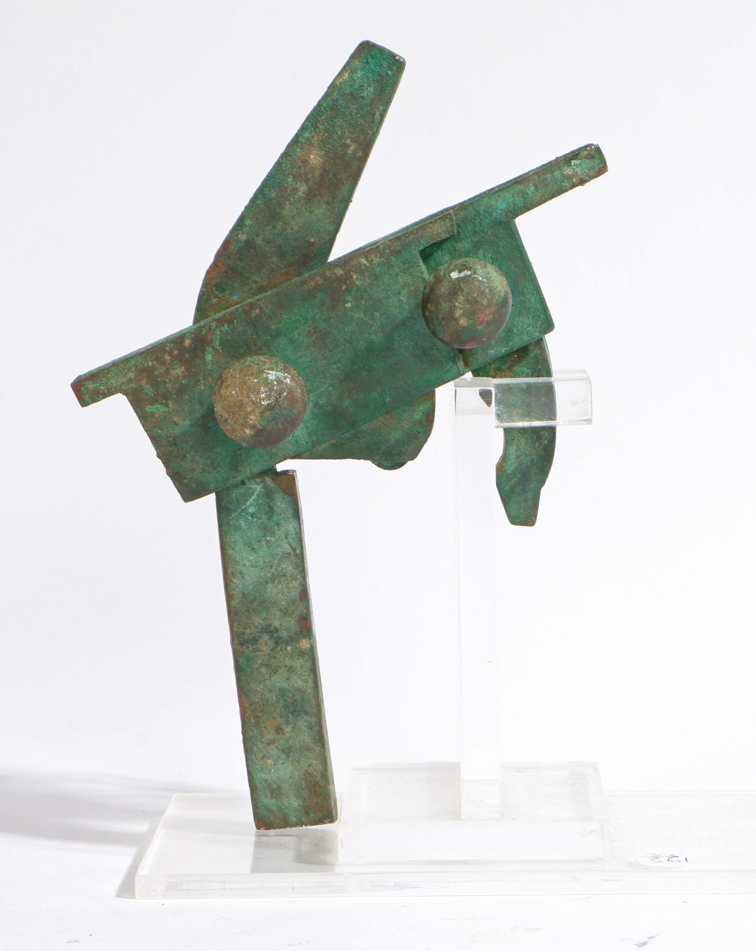 A CHINESE BRONZE ARCHAIC CROSSBOW MECHANISM QIN DYNASTY (221â€“206 B.C.)