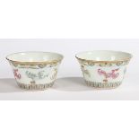 A PAIR OF CHINESE PORCELAIN BOWLS, GUANGXU PERIOD.