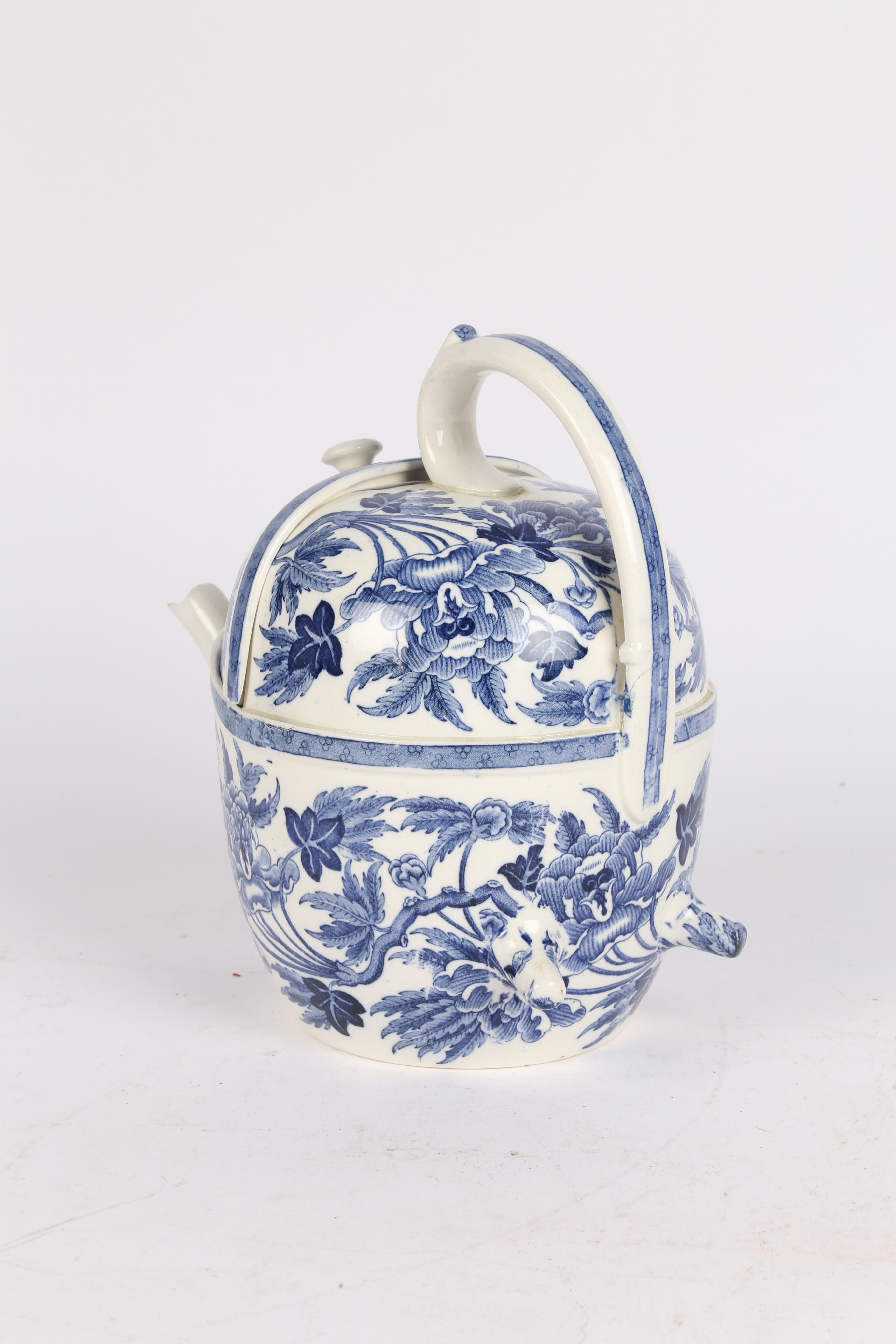 AN UNUSUAL SYP TEAPOT. - Image 4 of 10