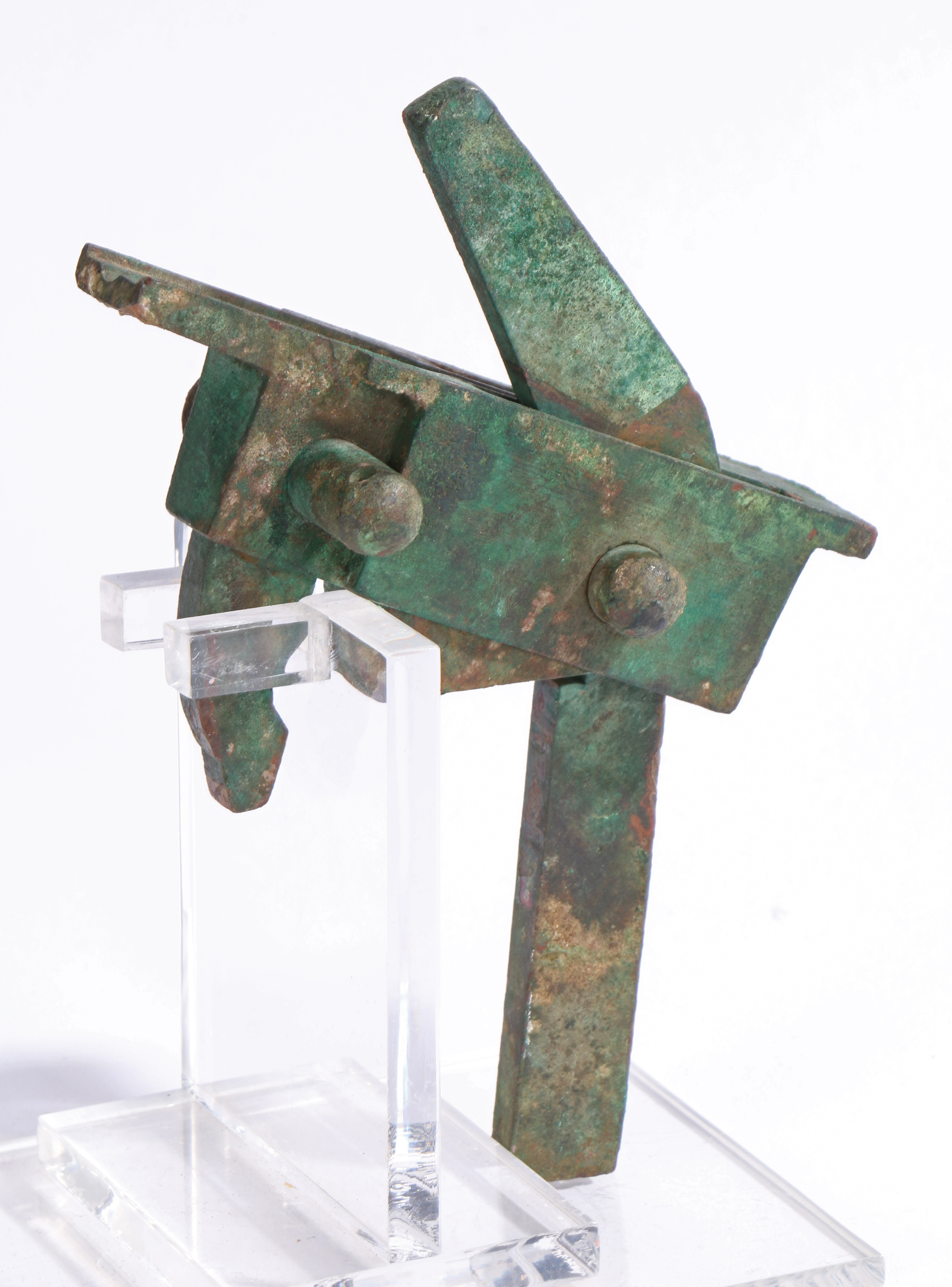 A CHINESE BRONZE ARCHAIC CROSSBOW MECHANISM QIN DYNASTY (221â€“206 B.C.) - Image 3 of 3