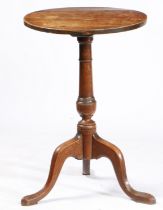 A GEORGE III ASH AND OAK TRIPOD TABLE, CIRCA 1780.