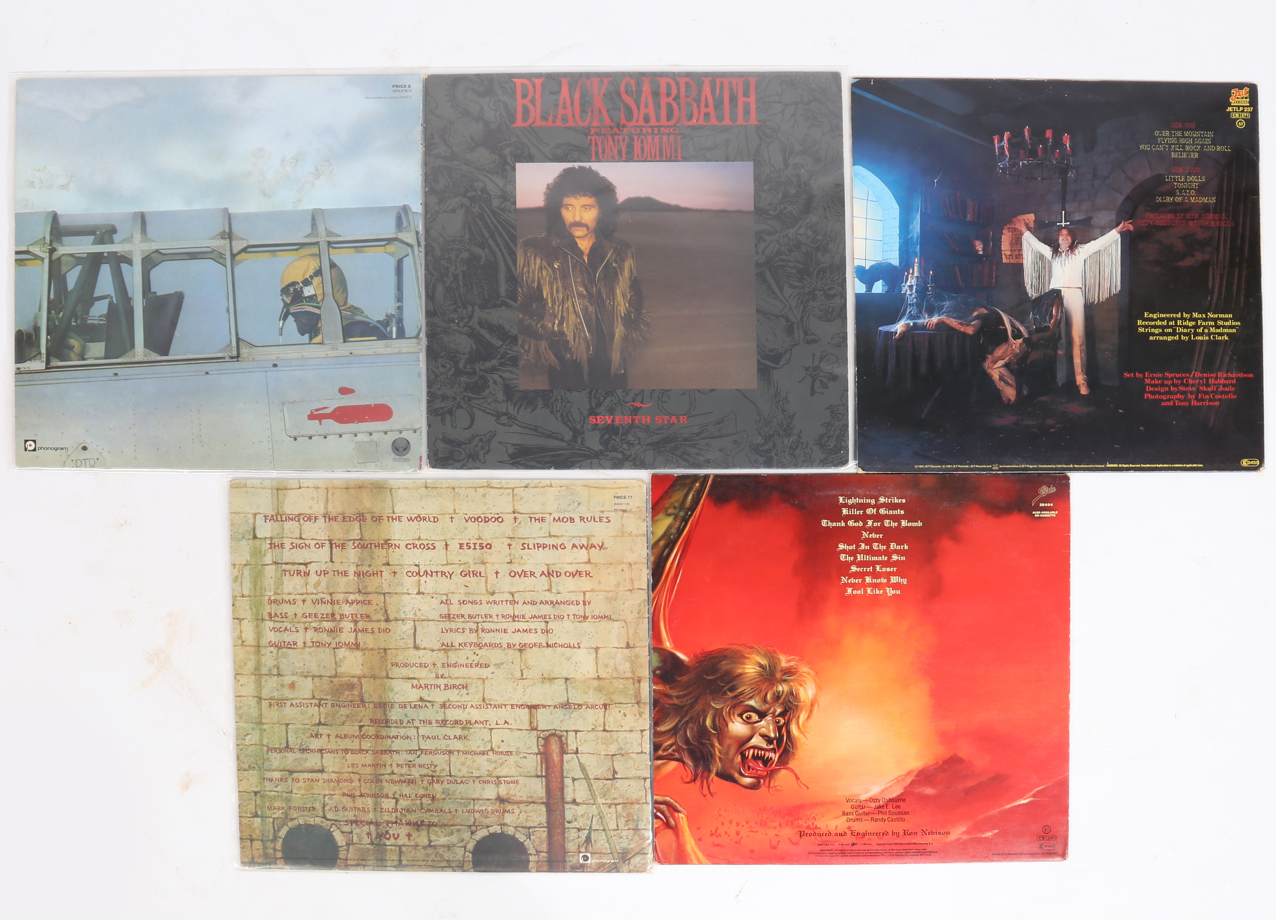 OZZY OSBOURNE/ BLACK SABBATH - LP COLLECTION. - Bild 2 aus 2