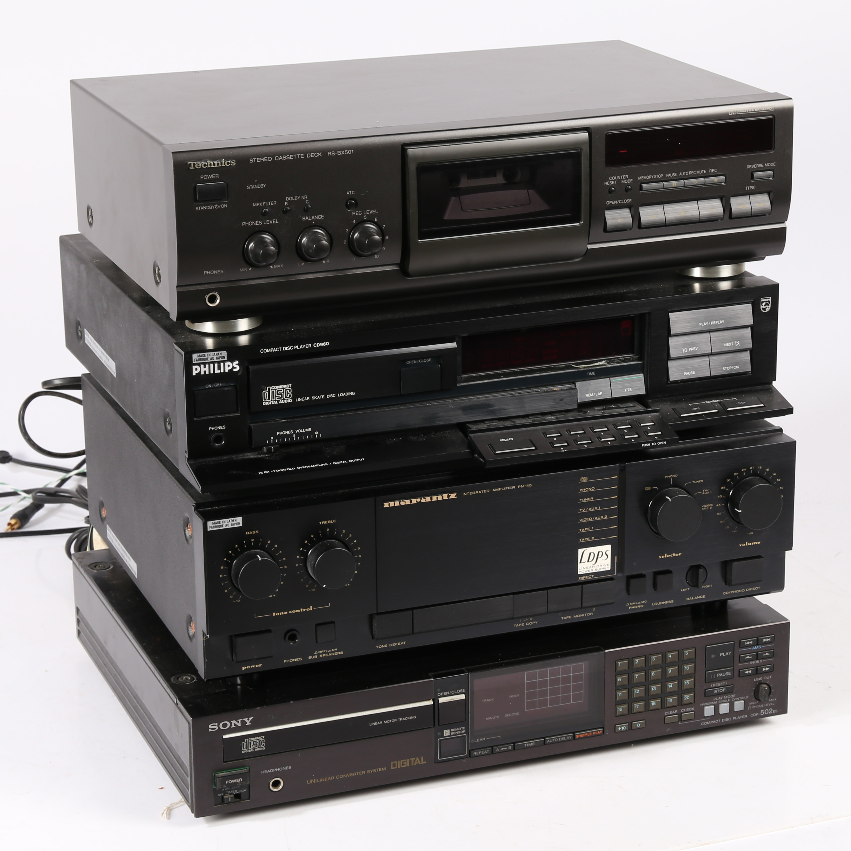 HIFI SEPARATES BY MARANTZ, SONY, TECHNICS & PHILIPS (4).