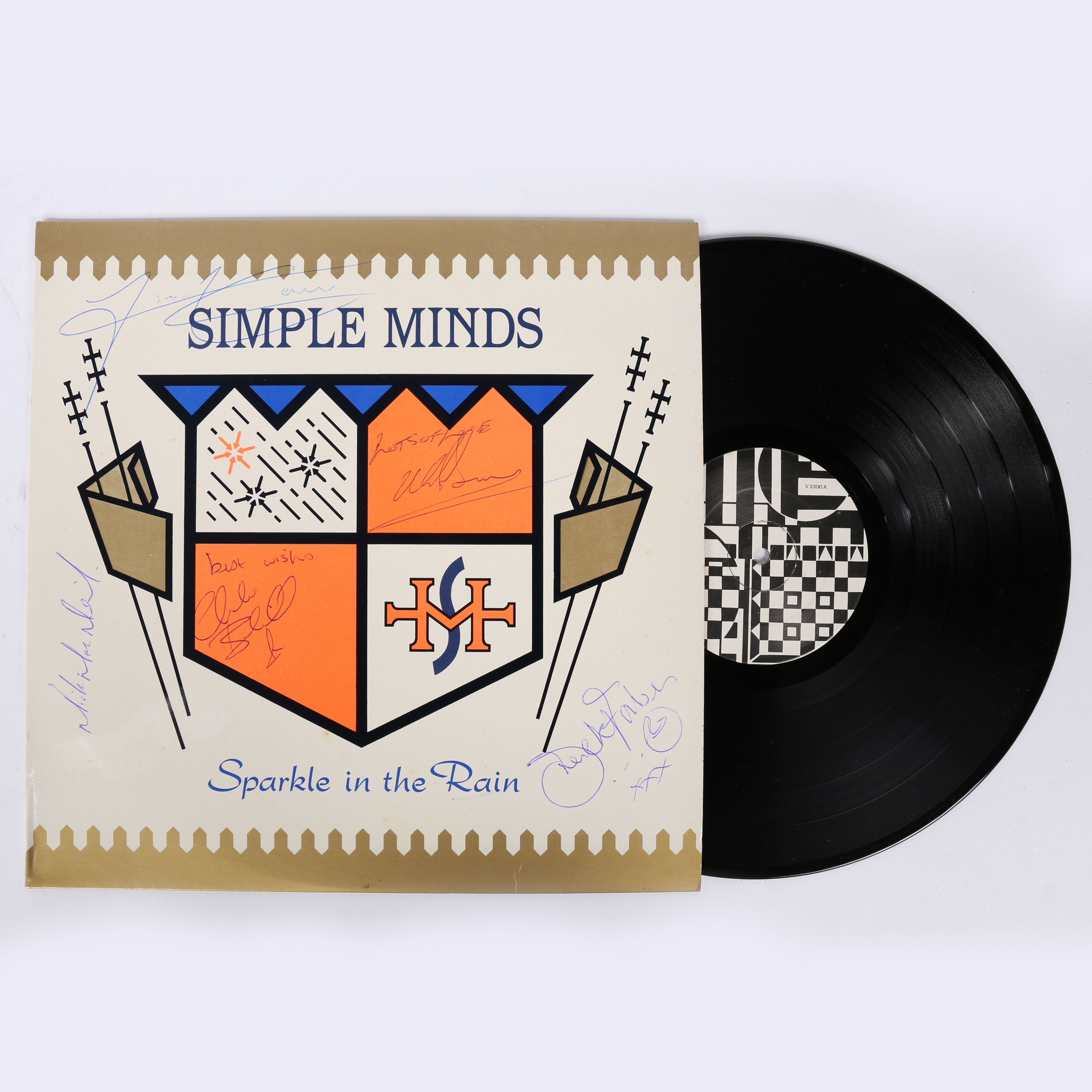 SIMPLE MINDS SIGNED LPS.