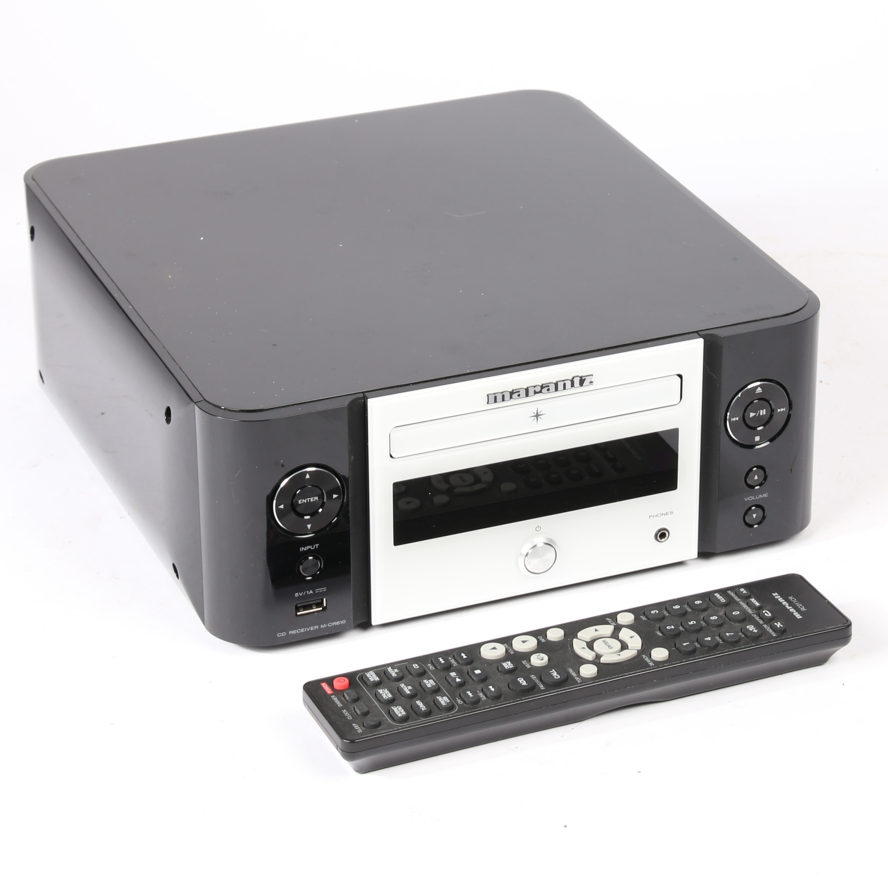 A MARANTZ M-CR610 CD RECEIVER.