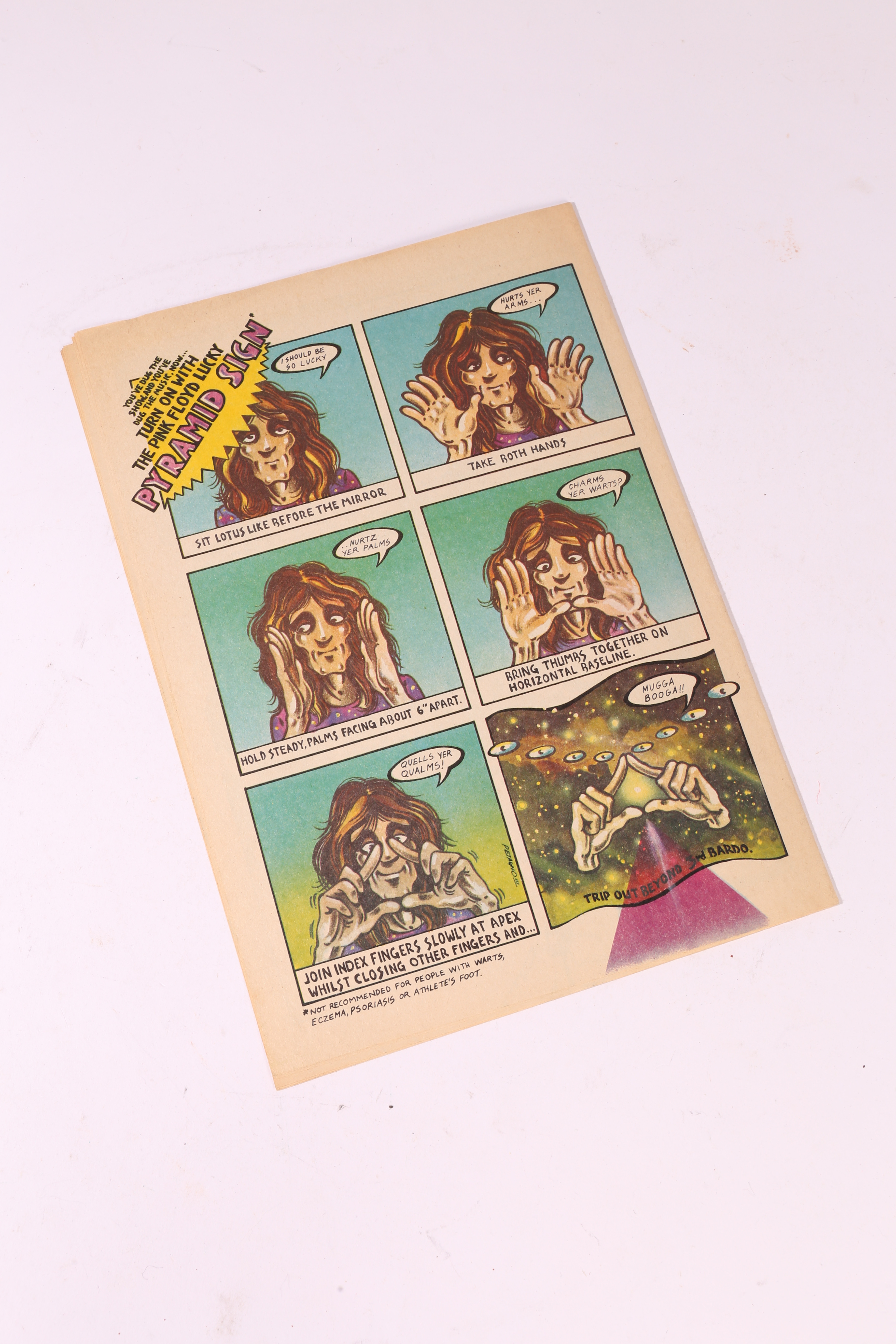 FIVE ORIGINAL PINK FLOYD PROGRAMMES. - Image 9 of 20