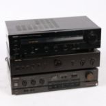 THREE STEREO AMPLIFIERS TO INCLUDE DENON, ROTEL AND TECHNICS (3).