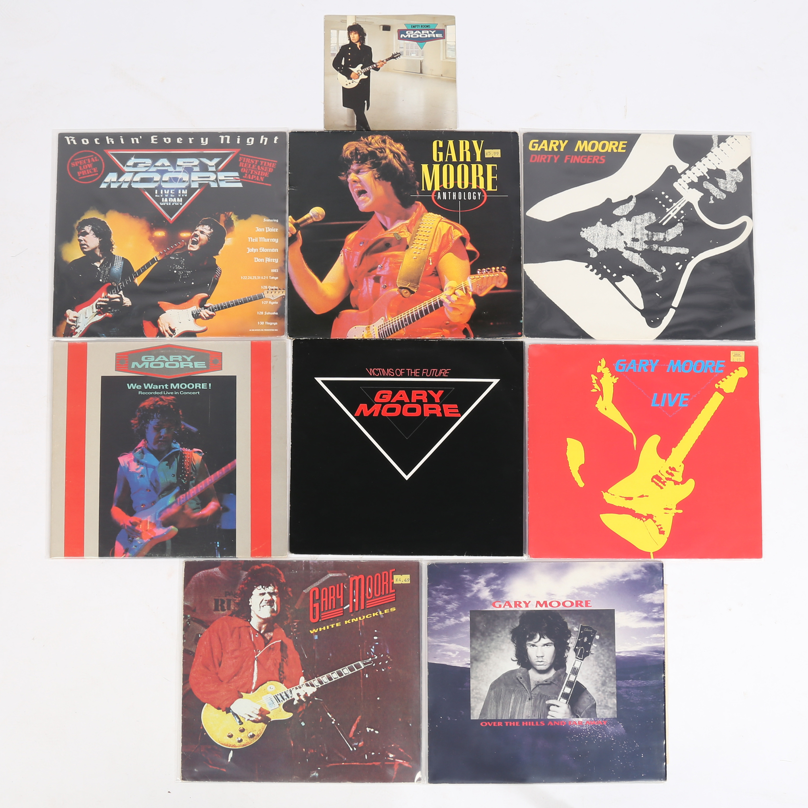 GARY MOORE - LP/ 12" COLLECTION.