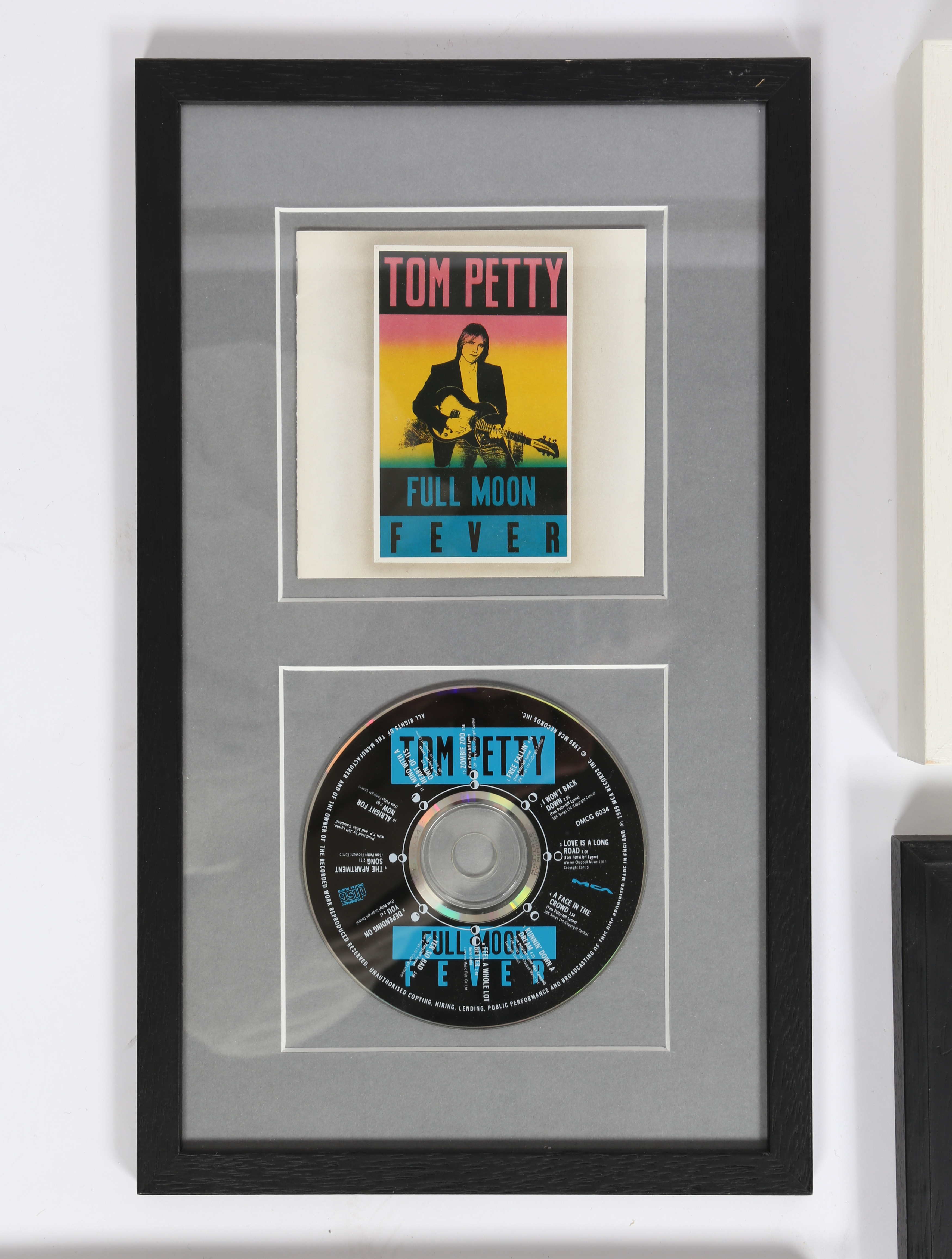 FRAMED VINYL/ CD'S/ CASSETTES AND TWO PINK FLOYD POSTERS. - Bild 2 aus 10