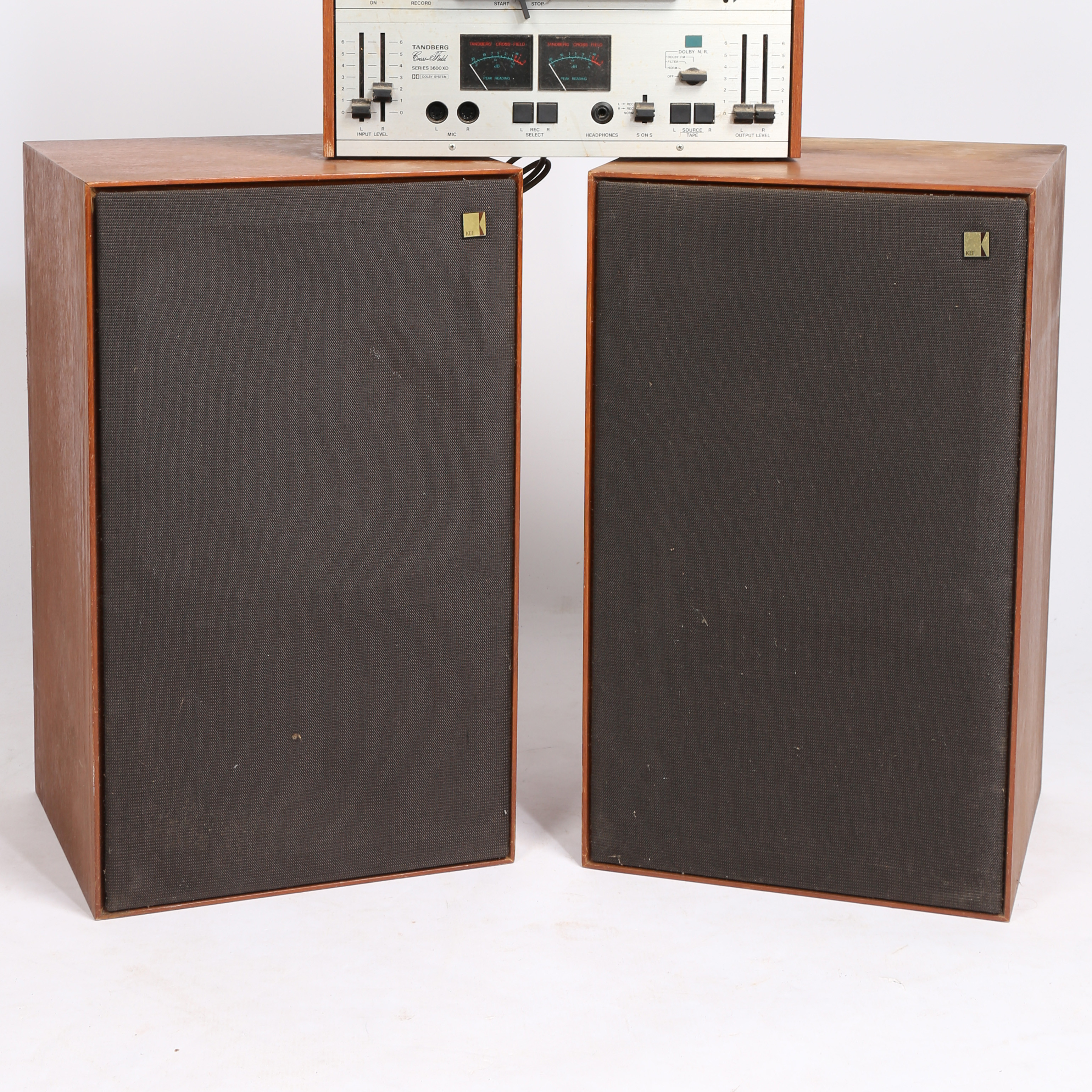 TANDBERG REEL TO REEL PLAYER, PAIR OF KEF SPEAKERS (3). - Image 3 of 7