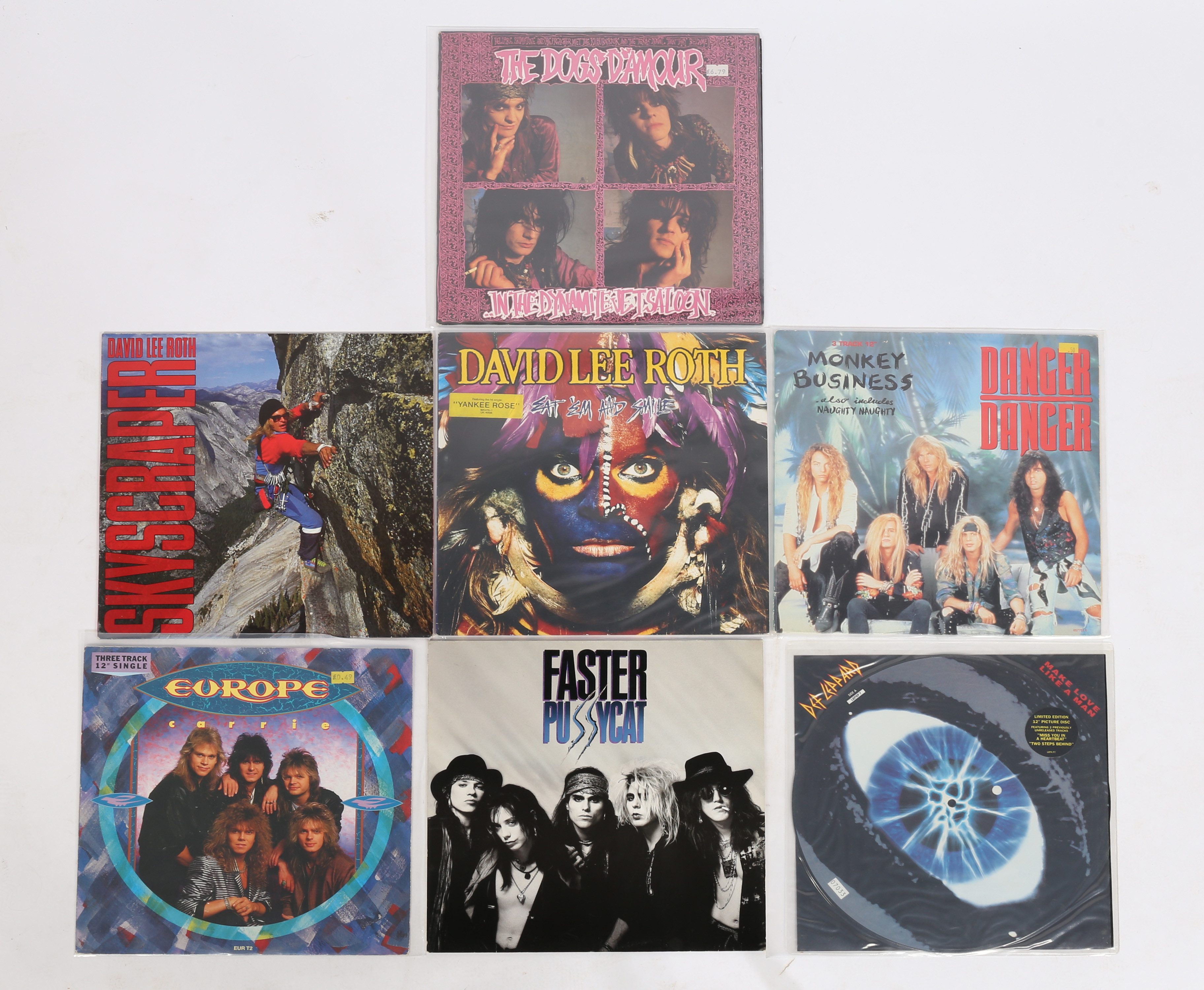 GLAM/ HARD ROCK/ HEAVY METAL - LP/ SINGLES COLLECTION. - Image 5 of 6