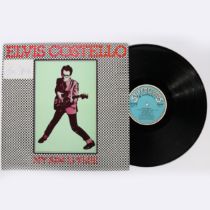 ELVIS COSTELLO - MY AIM IS TRUE SIGNED LP.