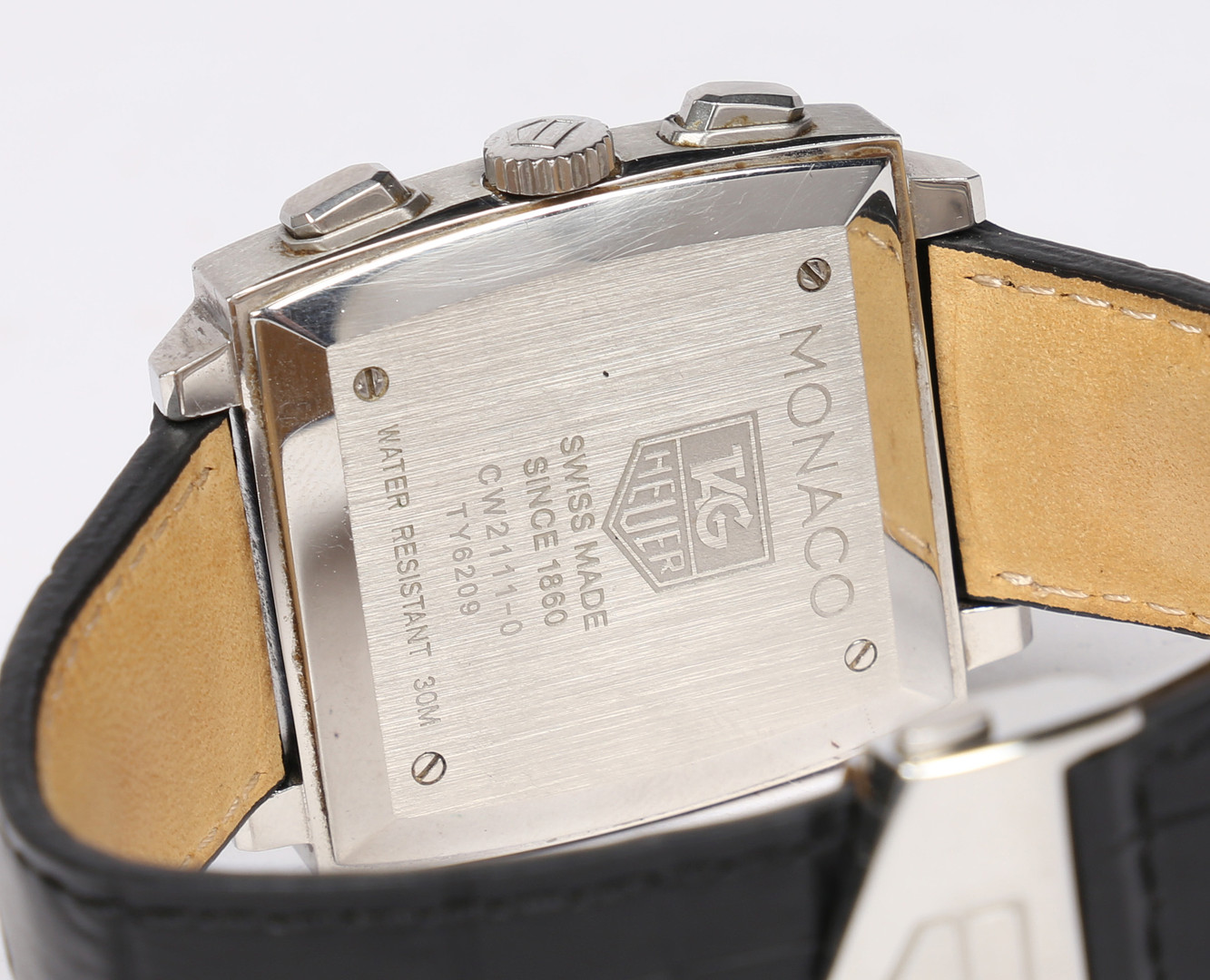 A TAG HEUER MONACO CHRONOGRAPH STAINLESS STEEL GENTLEMAN'S WRISTWATCH. - Image 4 of 7