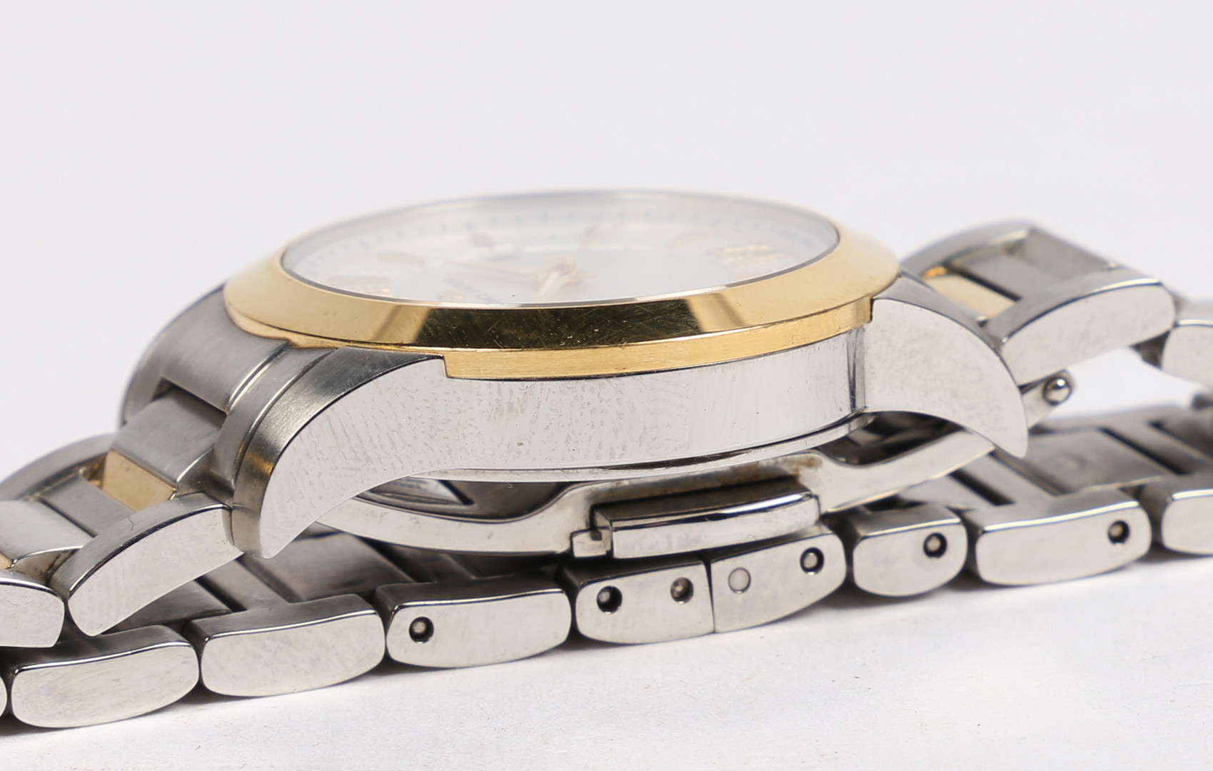 A MAURICE LACROIX LADIES BI-METAL WRISTWATCH. - Image 6 of 6