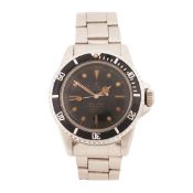 A TUDOR OYSTER PRINCE SUBMARINER STAINLESS STEEL GENTLEMAN'S WRISTWATCH.