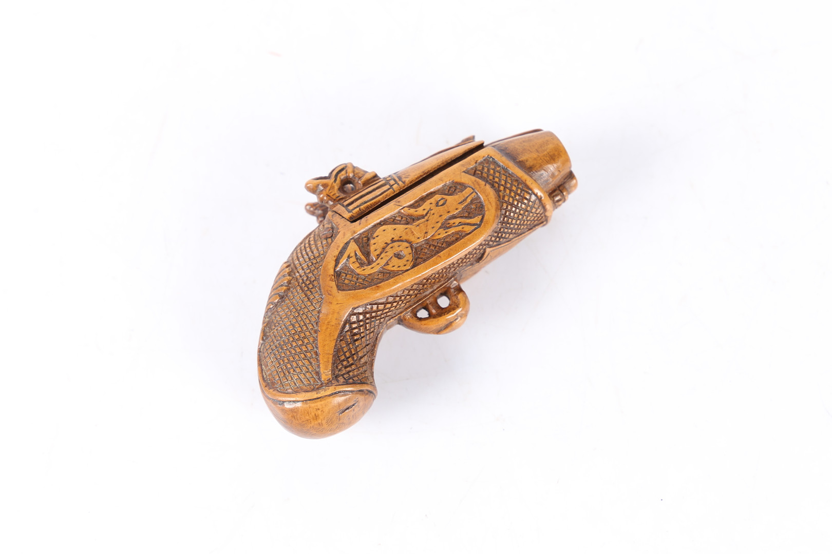 A 19TH CENTURY NOVELTY SNUFF BOX. - Image 3 of 6