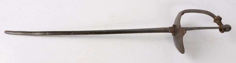 AN 18TH CENTURY RAPIER TYPE SWORD.