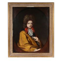 LATE 17TH CENTURY FRENCH SCHOOL, PORTRAIT OF A BE-WIGGED GENTLEMAN.