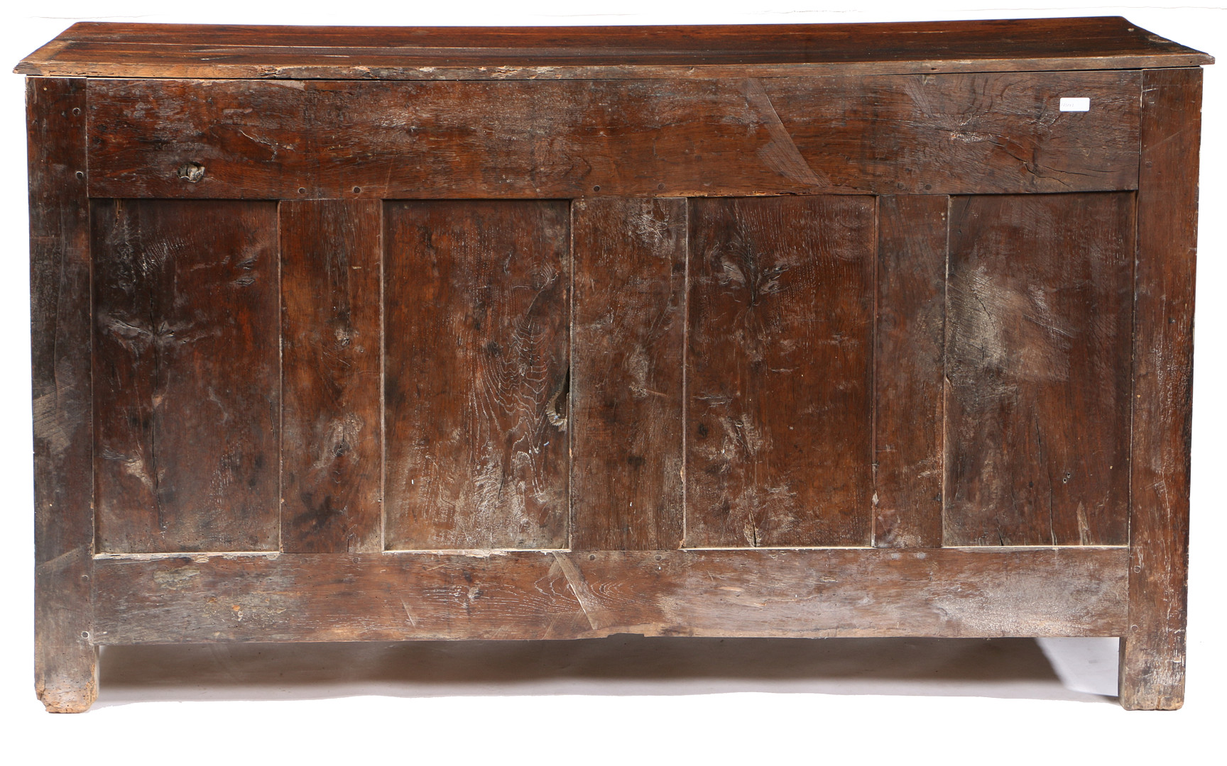 A GEORGE II OAK FULLY ENCLOSED DRESSER BASE, NORTH WALES, CIRCA 1750. - Image 3 of 4