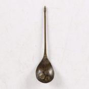 A 13TH CENTURY PROTO-ACORN LATTEN SPOON.