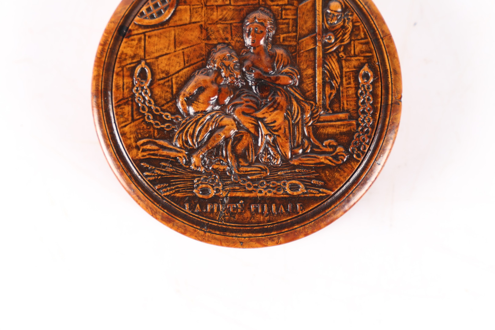 AN EARLY 19TH CENTURY BIRCH SNUFF BOX. - Image 3 of 6