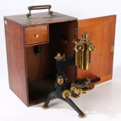 A W. WATSON & SONS LTD "MINT METALLURGICAL 23579" MICROSCOPE.