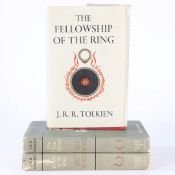 J.R.R TOLKIEN "THE LORD OF THE RINGS" VOLUMES 1 - 3.