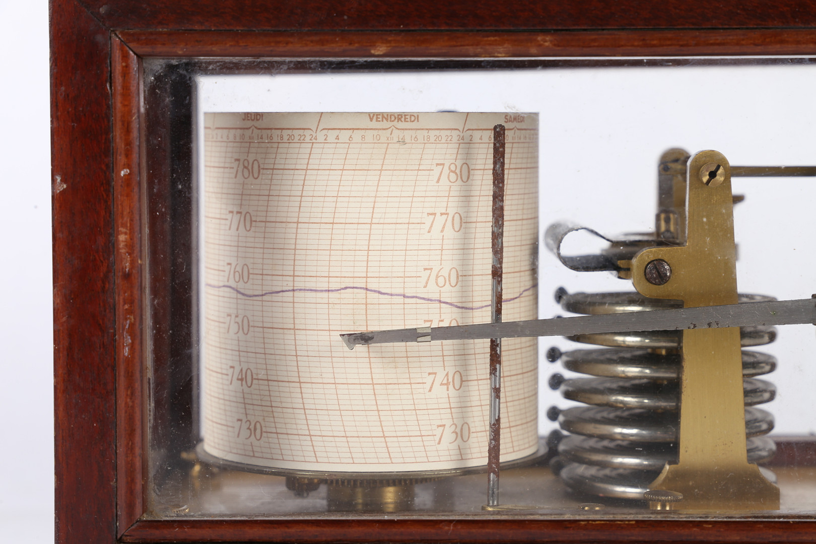 A 20TH CENTURY FRENCH BAROGRAPH. - Image 2 of 10