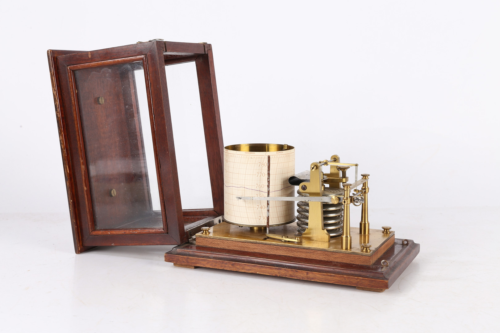 A 20TH CENTURY FRENCH BAROGRAPH. - Image 10 of 10