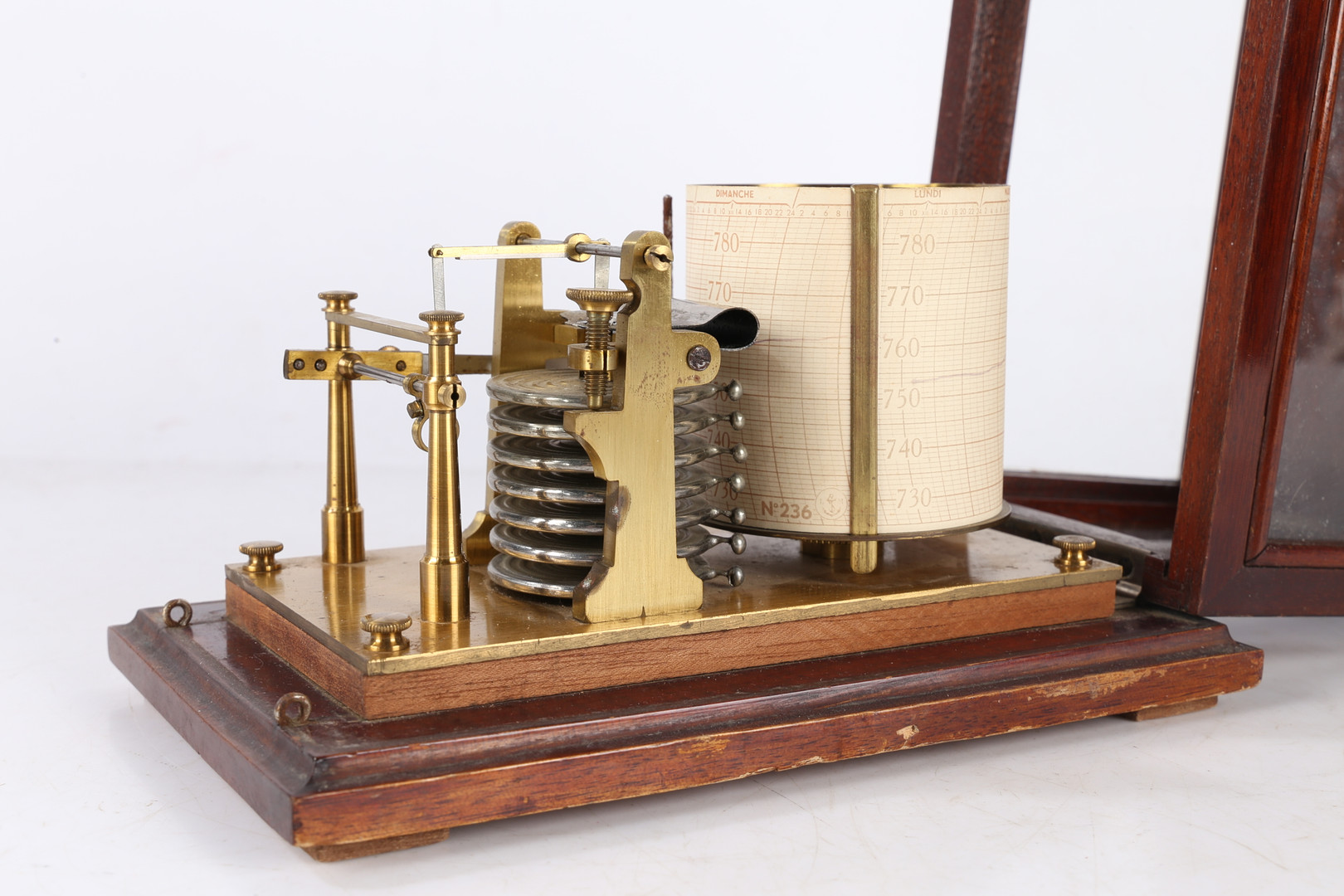 A 20TH CENTURY FRENCH BAROGRAPH. - Image 9 of 10