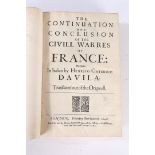 HENRICO CATERINO DAVILLA "THE CONTINUATION AND CONCLUSION OF THE CIVIL WARRES OF FRANCE" 1648.