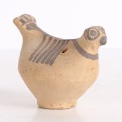 AN INDUS VALLEY TERRACOTTA BIRD IDOL.